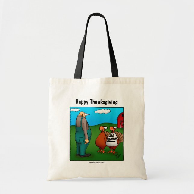 Gracioso regalo de la bolsa de Acción de Gracias (Frente)
