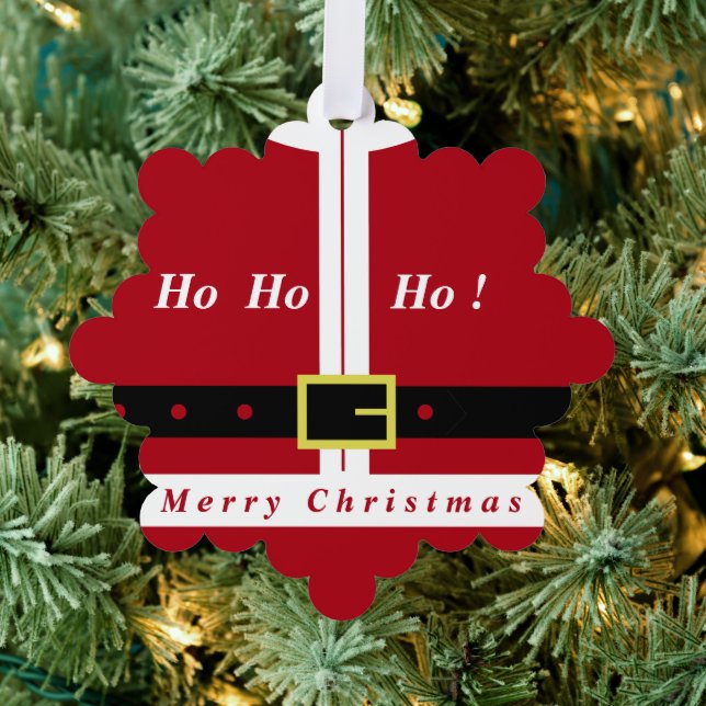 Gracioso regalo de la tarjeta navideña con Santa (Insitu (árbol))