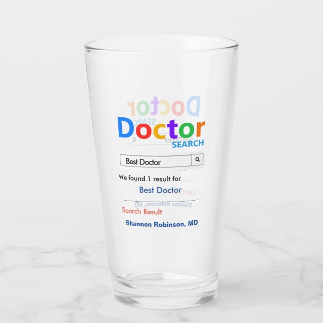 Gracioso regalo de mejor Médica Personalizado (Reverso)