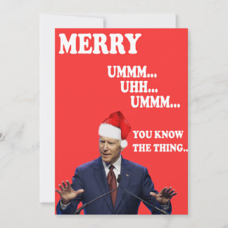 Gracioso regalo de Navidad Biden Merry
