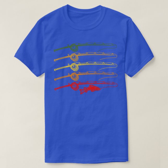 Gracioso regalo de Polo de Pesca Retro de Tee Vint (Diseño del anverso)