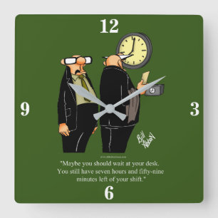 Gracioso regalo de reloj de pared de humor para re