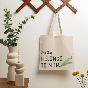 Gracioso regalo "Esta bolsa pertenece a mamá"