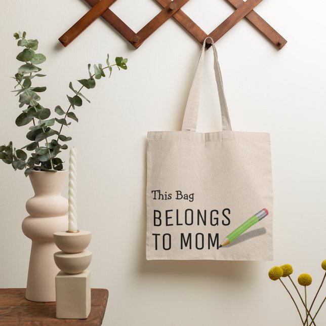 Gracioso regalo "Esta bolsa pertenece a mamá" (Subido por el creador)
