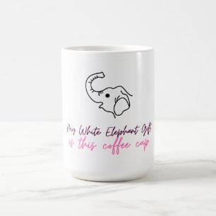 Gracioso regalo para elefantes blancos - Copa de c