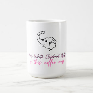Gracioso regalo para elefantes blancos - Copa de c