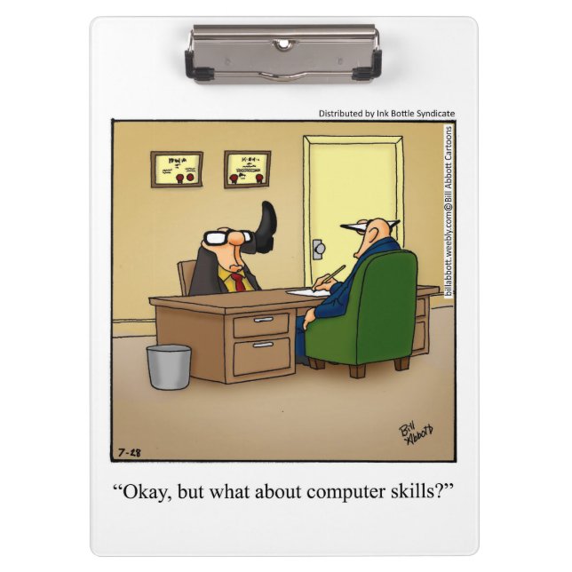 Gracioso regalo para portapapeles de Humor de nego (Anverso)