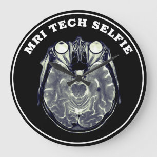 Gracioso reloj grande MRI Tech Selfie Xray