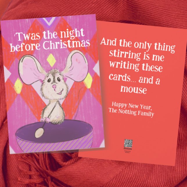 Gracioso retraso después de la tarjeta de Año Nuev (Subido por el creador)