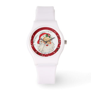 Gracioso Santa 2 ~ Reloj de muñecas