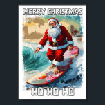 Gracioso Santa Claus navegando en el arte pop de v<br><div class="desc">✪ arte en el muro impresor también disponible como descarga instantánea ✪ Funny Santa Claus surfeando en el ilustracion de verano de arte pop / Lustiger Weihnachtsmann, der in der Sommer-Pop-Art-Ilustracion surft / Divertido Papá Noel surfeando en la ilustración del arte pop de verano / Divertente Babbo Natale che naviga...</div>