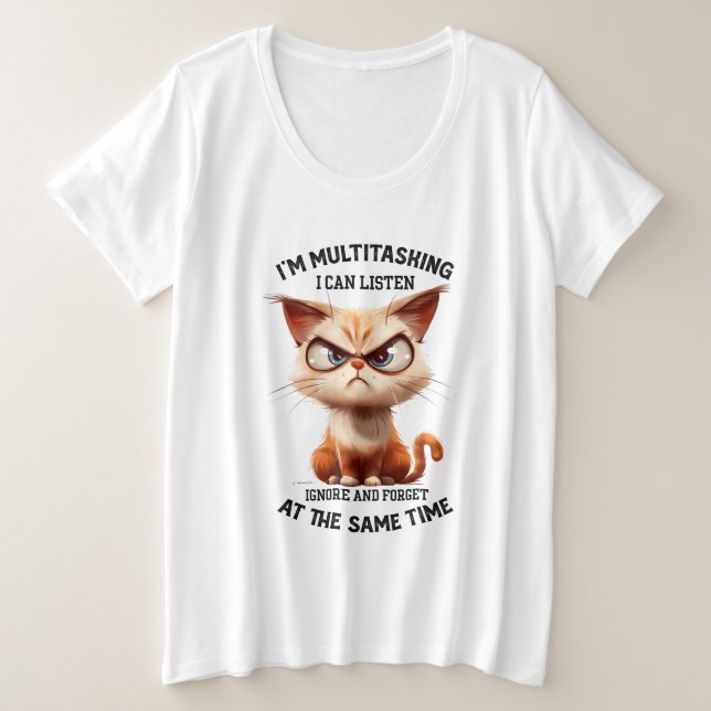 Gracioso sarcasmo multitarea arte de palabras de g (Anverso del diseño)