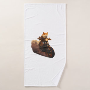 Gracioso, Shiba Inu, Motocicleta, Perro, Marioneta