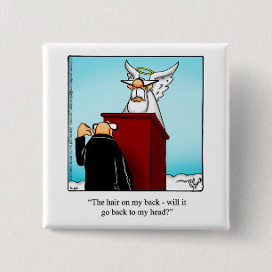 Gracioso Sobre El Botón De Cumpleaños Del Humor De