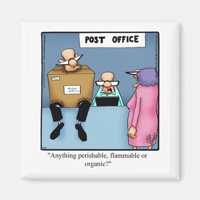 Gracioso Stuffer Imanes Humorísticos (Frente)