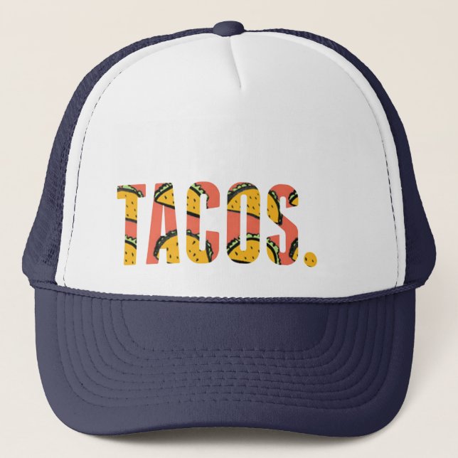 Gracioso Taco Lover Tacos. Gorra (Anverso)