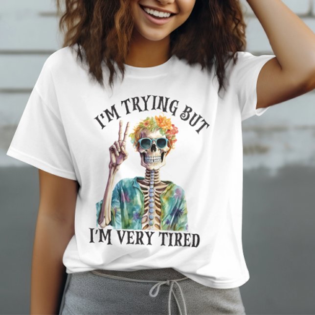 Gracioso Té De Esqueleto Con Cita, Camiseta De Esq (Subido por el creador)