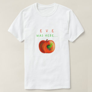 Gracioso texto de camiseta - Eve estuvo aquí - Par