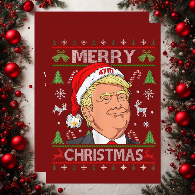 Gracioso Trump Feliz Navidad Fea Navidad Dulce Reg (Subido por el creador)