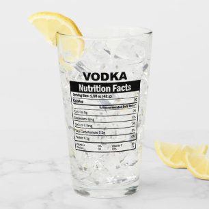 Gracioso Vodka Nutrition Hacts Glass