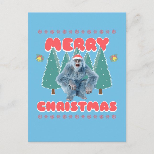 Gracioso Yeti - Feliz Navidad (Anverso)