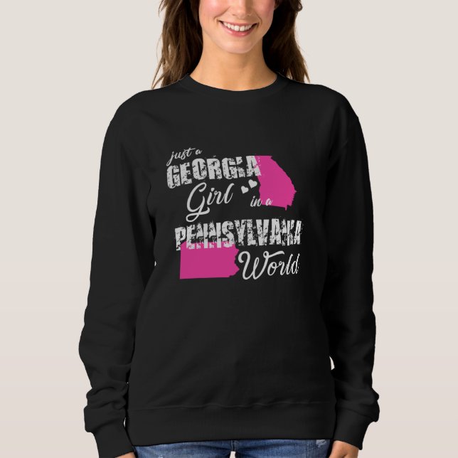 Graciosos Camisetas De Georgia Como Chica De Georg (Anverso)