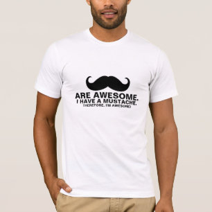 Graciosos Mustaches De Camisetas Son Sorprendentes