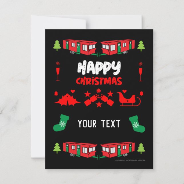 Graciosos regalos estáticos de la casa móvil de la (Anverso)