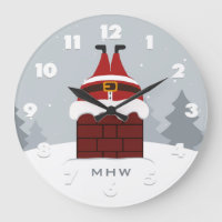 Graciosos relojes de pared con monograma Stuck San