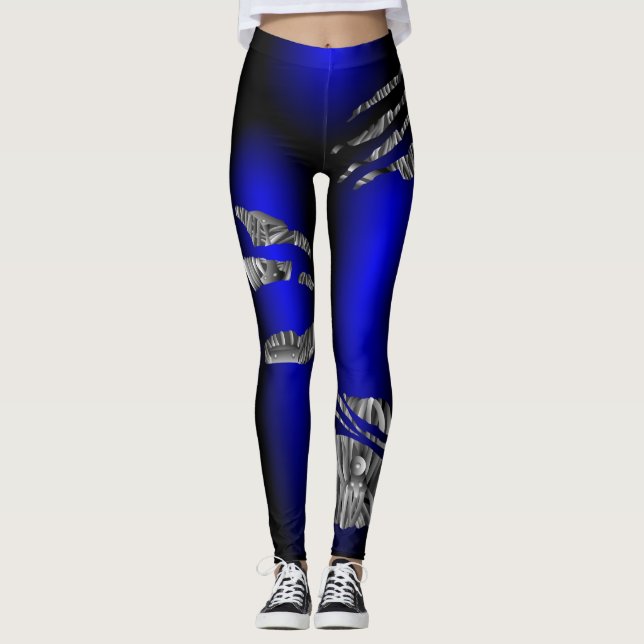 Graciosos Robot Chica Leggings Halloween Vestidos (Anverso)