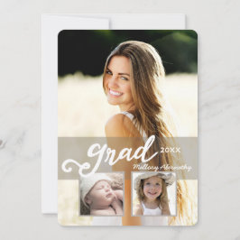 Grad2016 Invitación de graduación de fotografía Ch