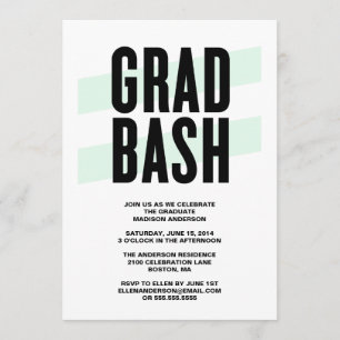 Grad Bash   Invitación a la fiesta de graduación