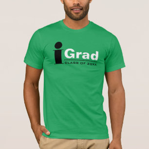 Grad. Camisetas de graduación personalizadas