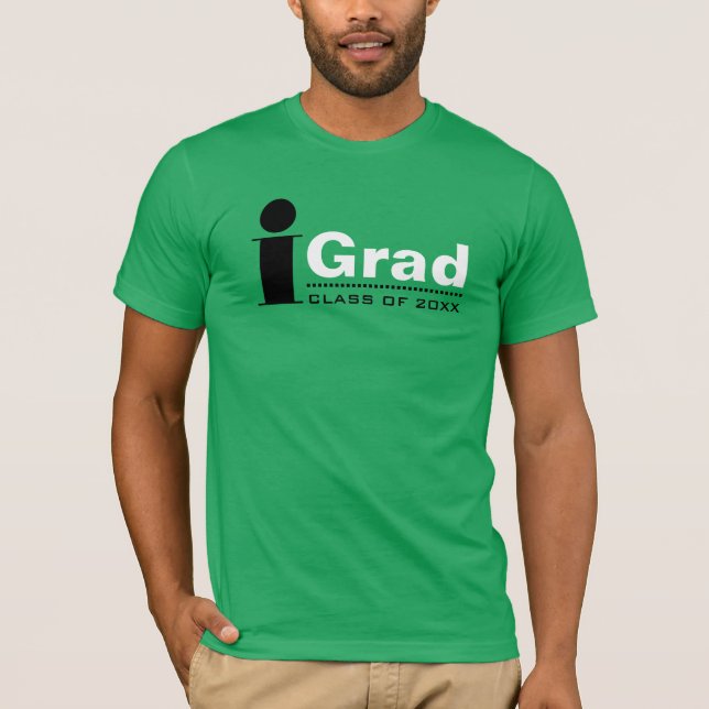 Grad. Camisetas de graduación personalizadas (Anverso)