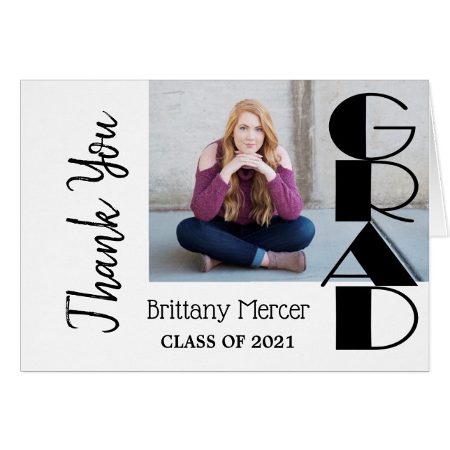 Grad DIY Photo - Gracias (Anverso (Horizontal))