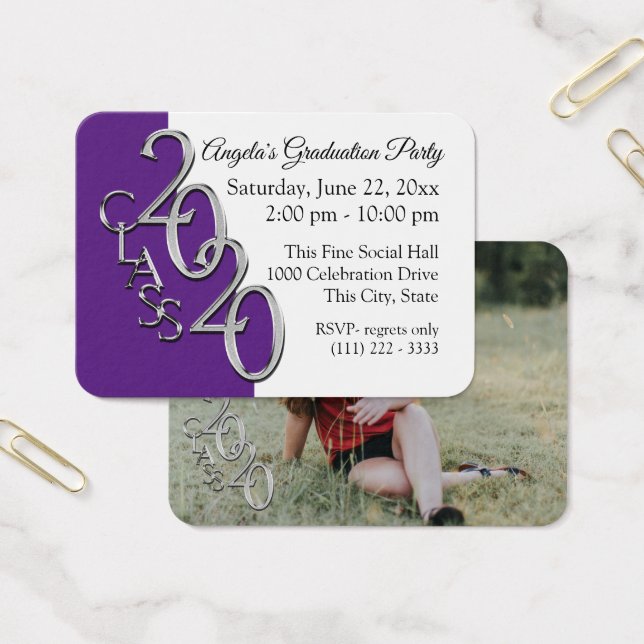 Grad Fiesta Mini Pocket Photo Insert Card 2020 (Oficina)