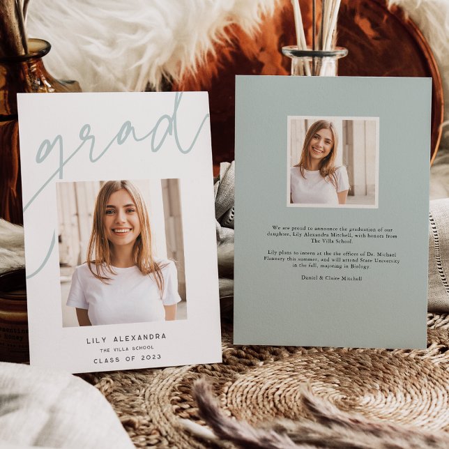 Grad Underlay | Invitación de graduación de fotos (Subido por el creador)