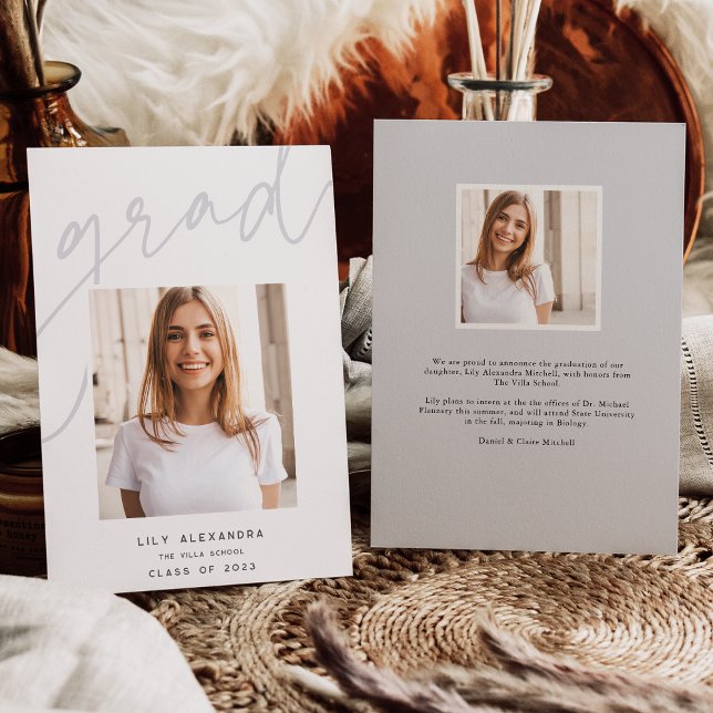 Grad Underlay | Invitación de graduación de fotos (Subido por el creador)