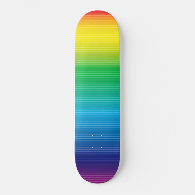 Gradación de color con patineta de líneas (Anverso)