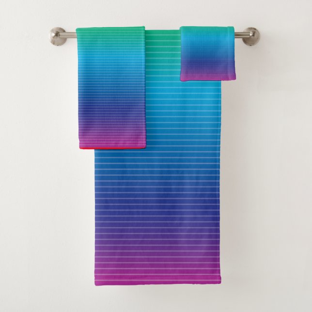 Gradación de color con toalla de líneas (In situ)