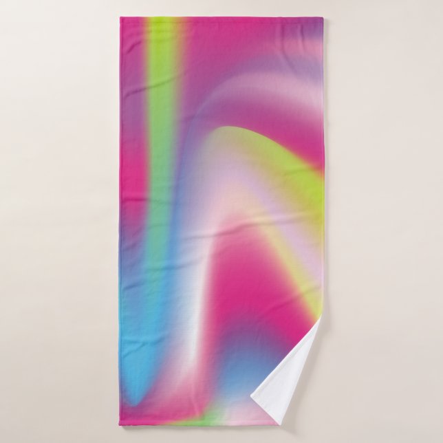 Gradient multicolored backgroundabstract, art, bac (Toalla de baño)