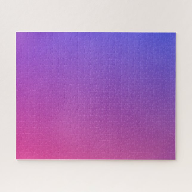 Gradient Purple Red Puzzle (Horizontal)