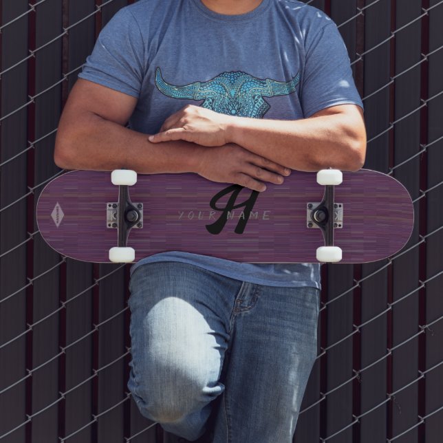 Gradiente Ametist Monograma Skateboard HAMbyWG (Exterior 3)