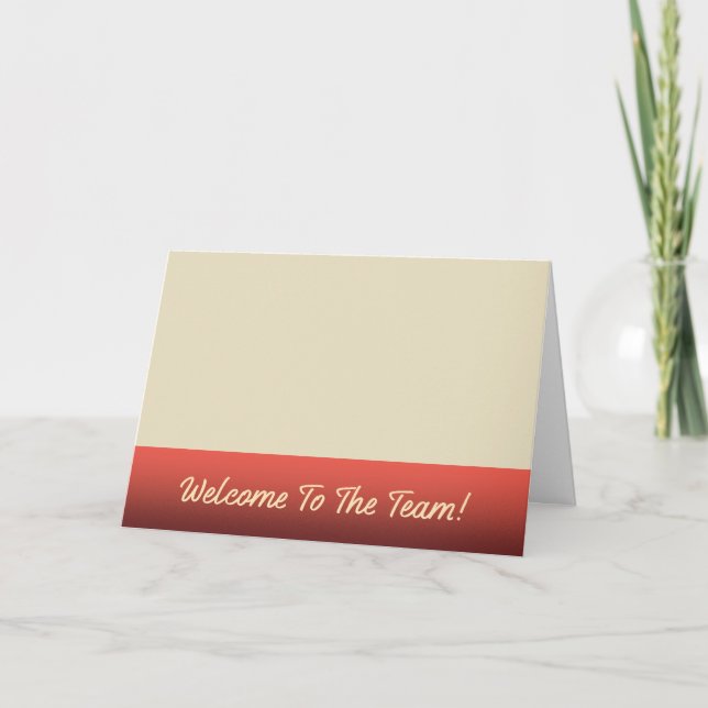 Gradiente Bienvenido a la nueva tarjeta de emplead (Anverso)