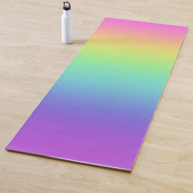 Gradiente de arco iris Yoga Mat (In situ)