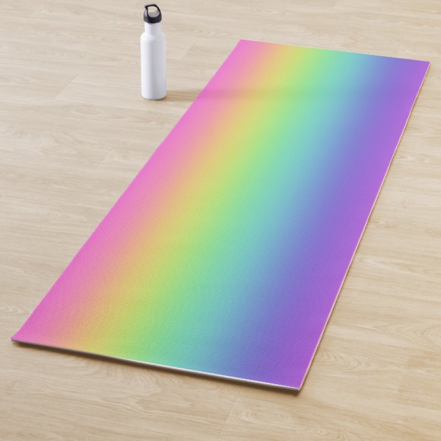 Gradiente de arco iris Yoga Mat (In situ)