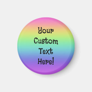Gradiente de arcoiris Imán personalizado