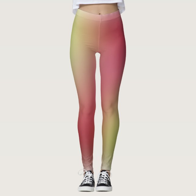 gradiente de forma libre en leggings medianos (Anverso)