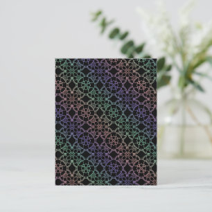 Gradiente de Mandala 4,5" x 5,6" Hoja de papel pla