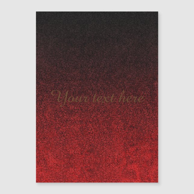 Gradiente de Purpurina rojo y negro (Anverso)